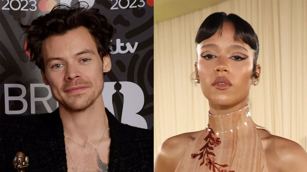 Harry Styles and Taylor Russell