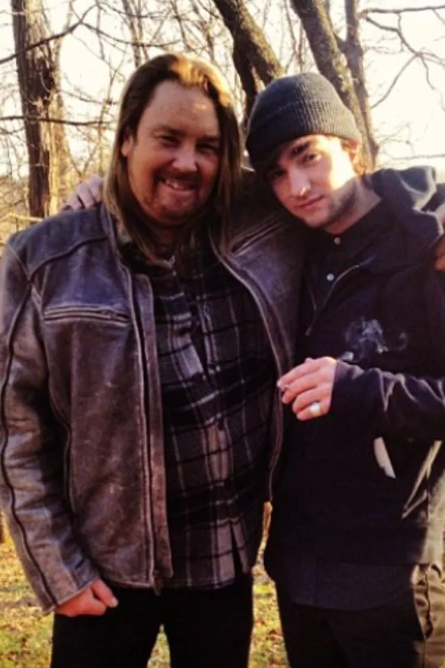 Jackson White with father, Jack White