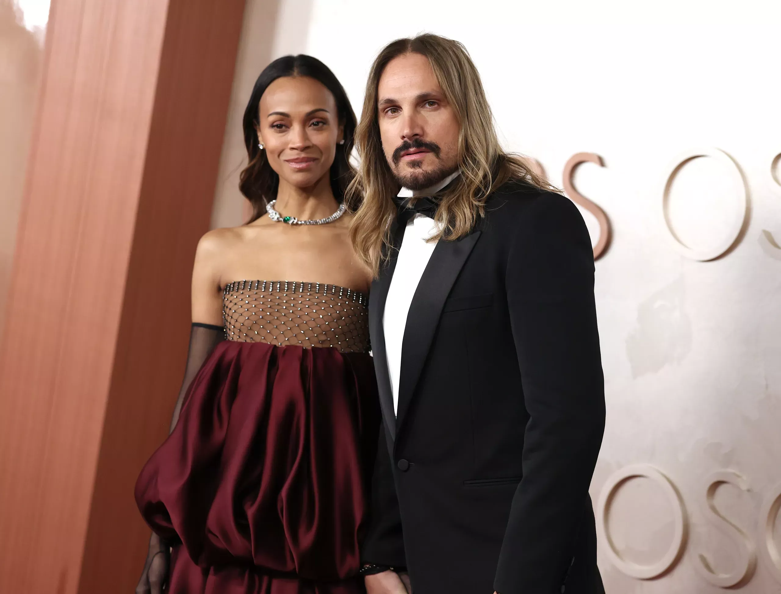 Zoe Saldana and Marco Perego