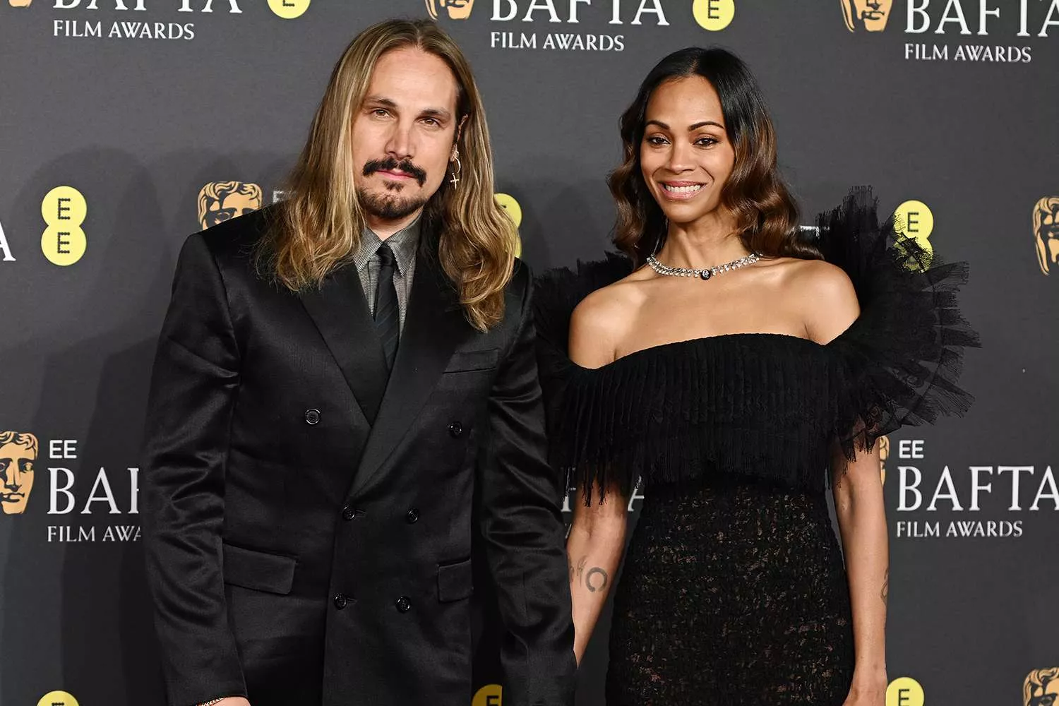 Zoe Saldana  and Marco Perego