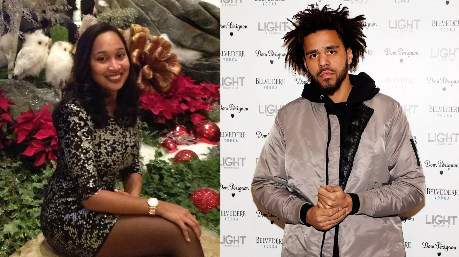 J. Cole and his wife