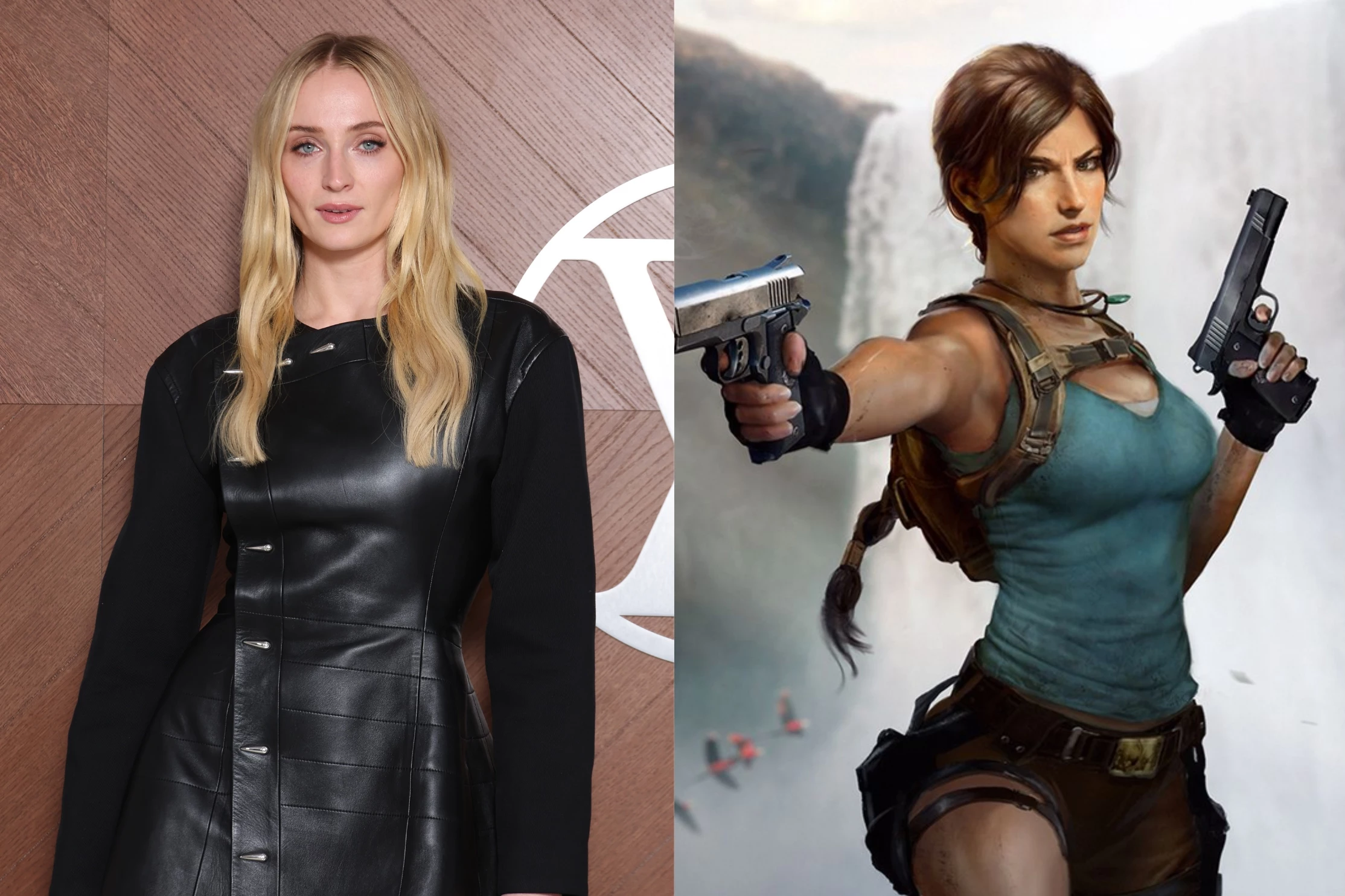 Sophie Turner as Lara Croft