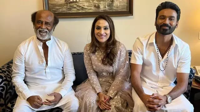 Rajinikanth, Aishwarya Rajinikanth, Dhanush