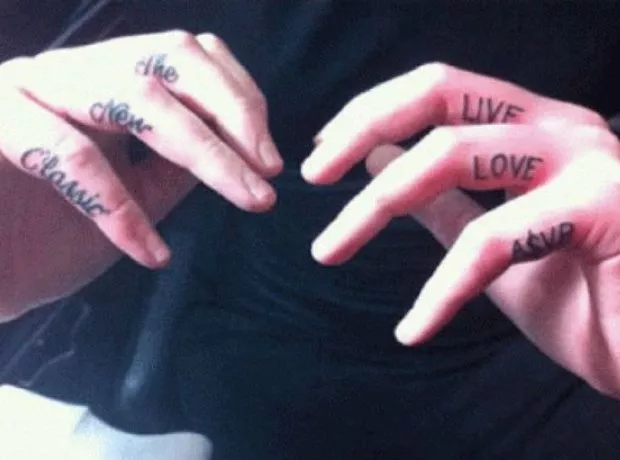 Iggy Azalea's tattoo of ASAP Rocky