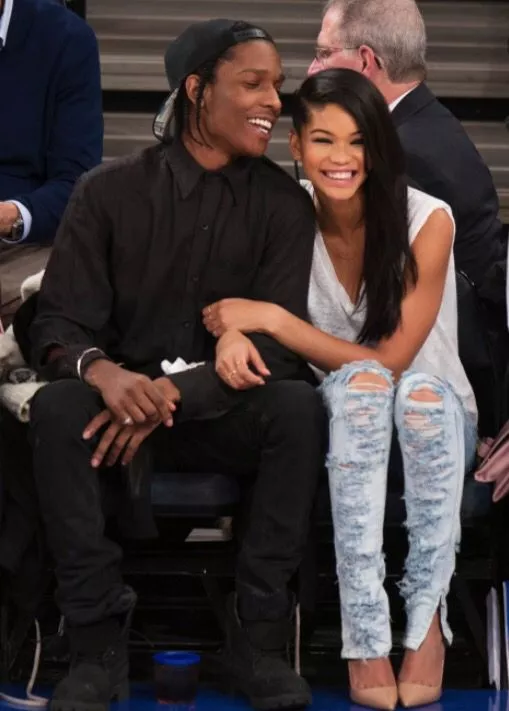 ASAP Rocky and Chanel Iman