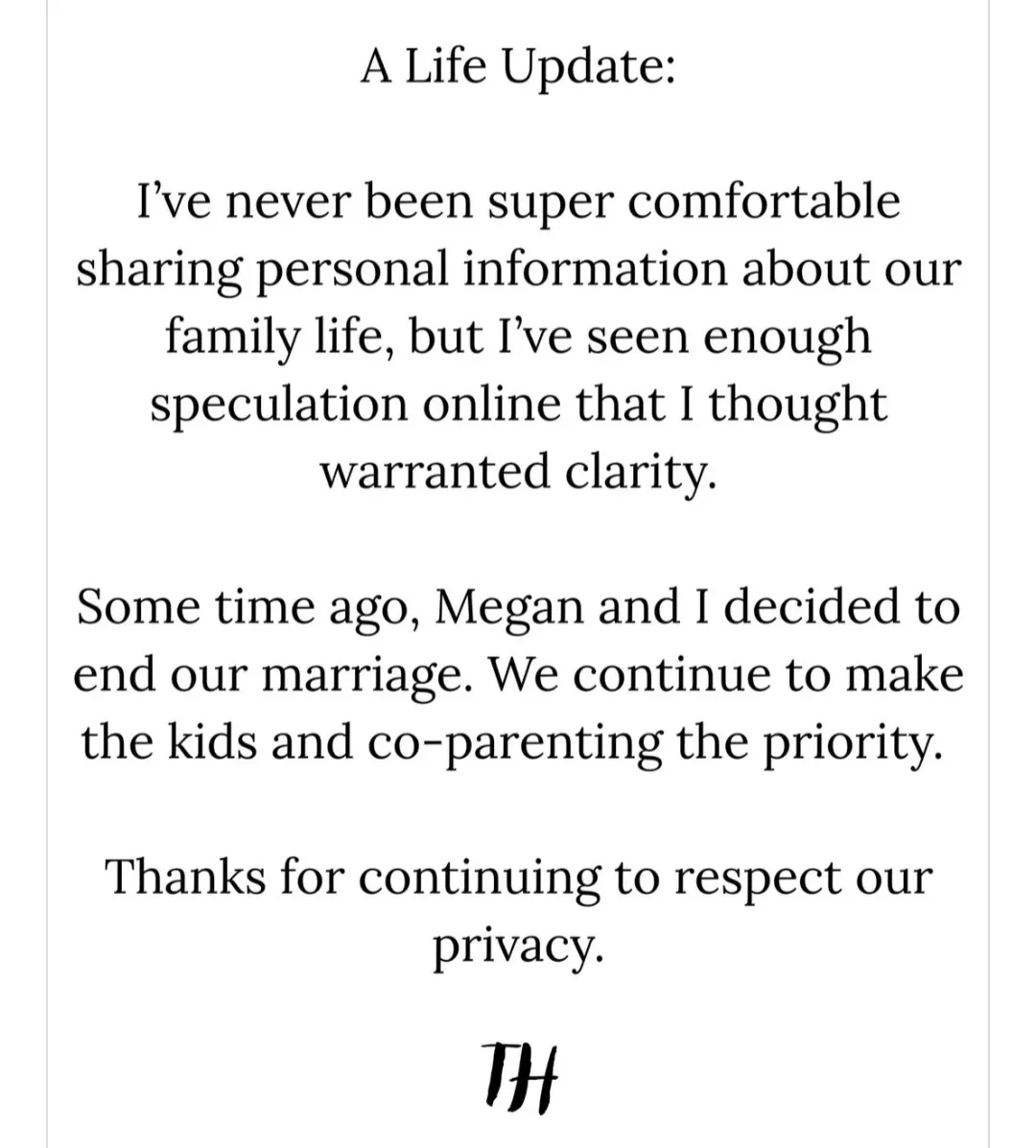 Why Is Tyler Hilton Getting Divorced? All About The Cause Of Split And His Wife, Megan Park 