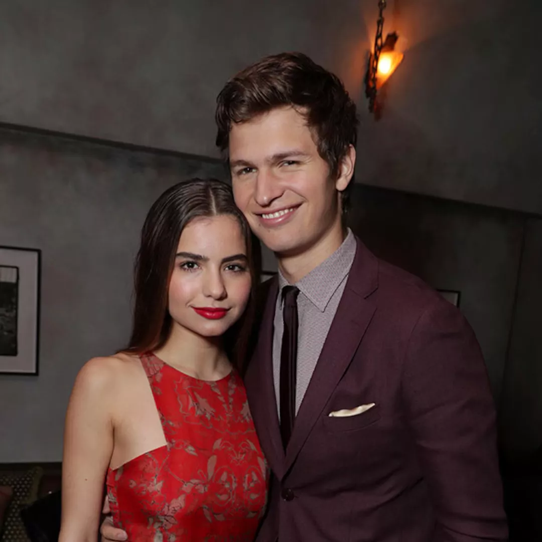 Ansel Elgort and Violetta Komyshan