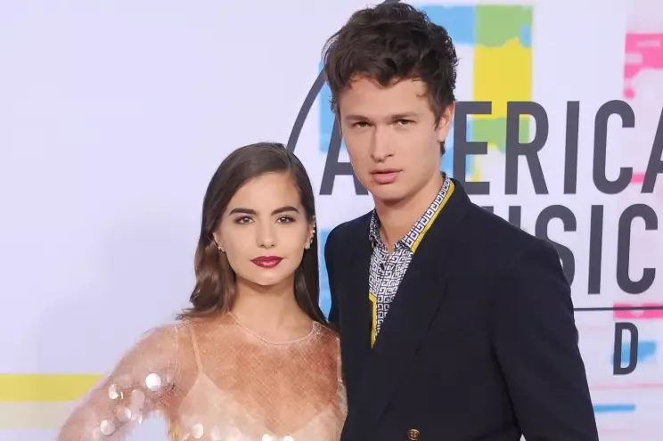 Ansel Elgort and Violetta Komyshan