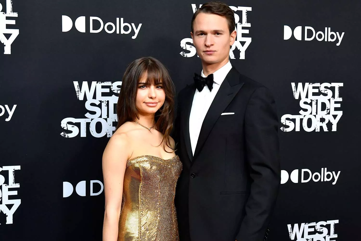 Ansel Elgort and Violetta Komyshan