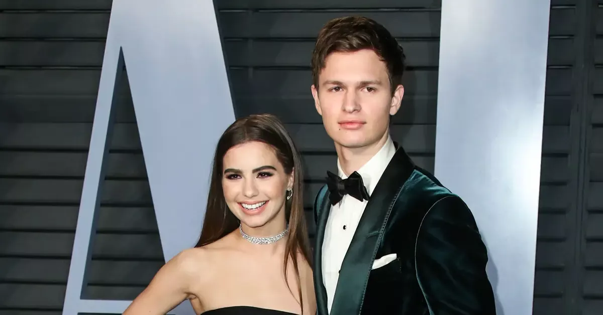 Ansel Elgort and Violetta Komyshan