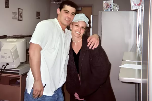 Britney Spears and Jason Alexander