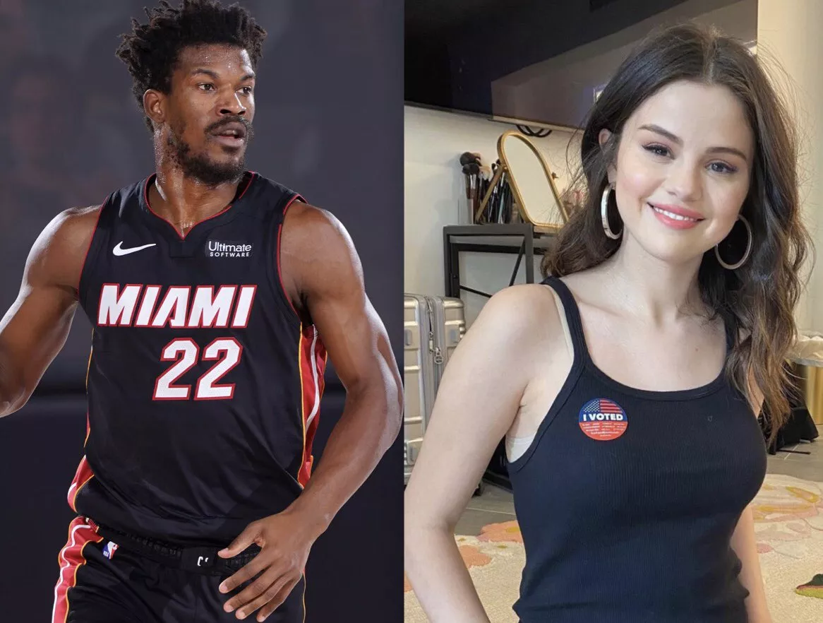 Jimmy Butler and Selena Gomez