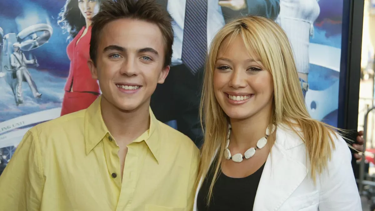 Hilary Duff and Frankie Muniz