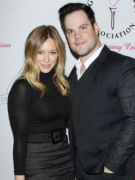 Hilary Duff and Mike Comrie