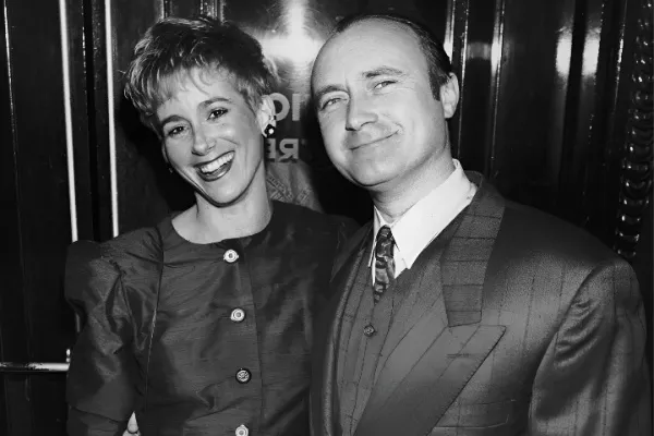 Phil Collins and Jill Tavelman