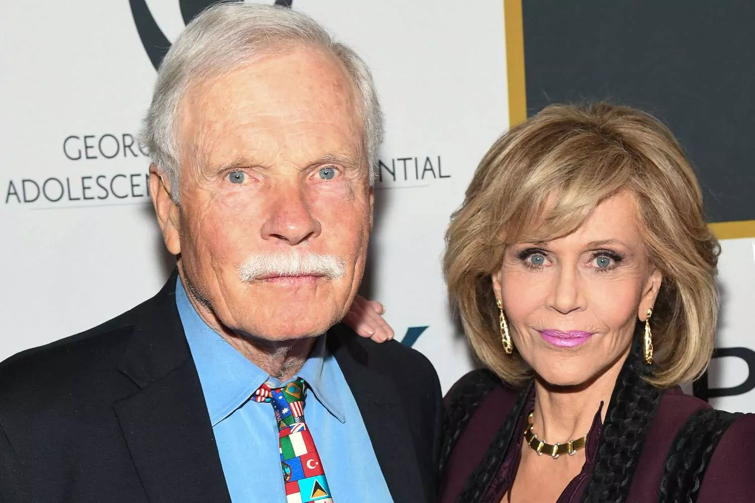 Jane Fonda and Ted Turner