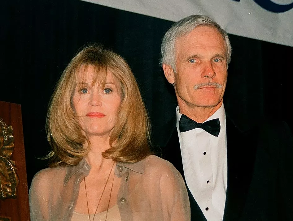 Jane Fonda and Ted Turner