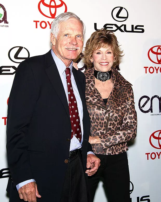 Jade Fonda and Ted Turner