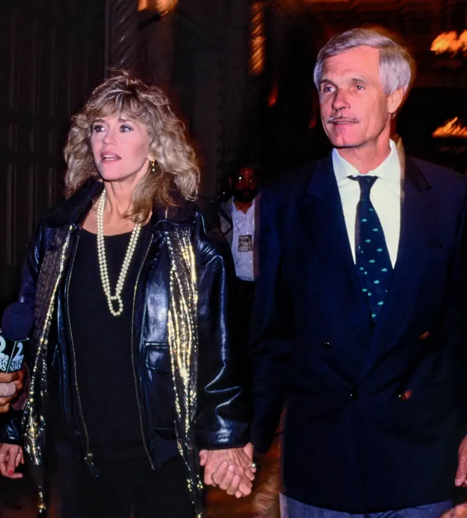 Jane Fonda and Ted Turner