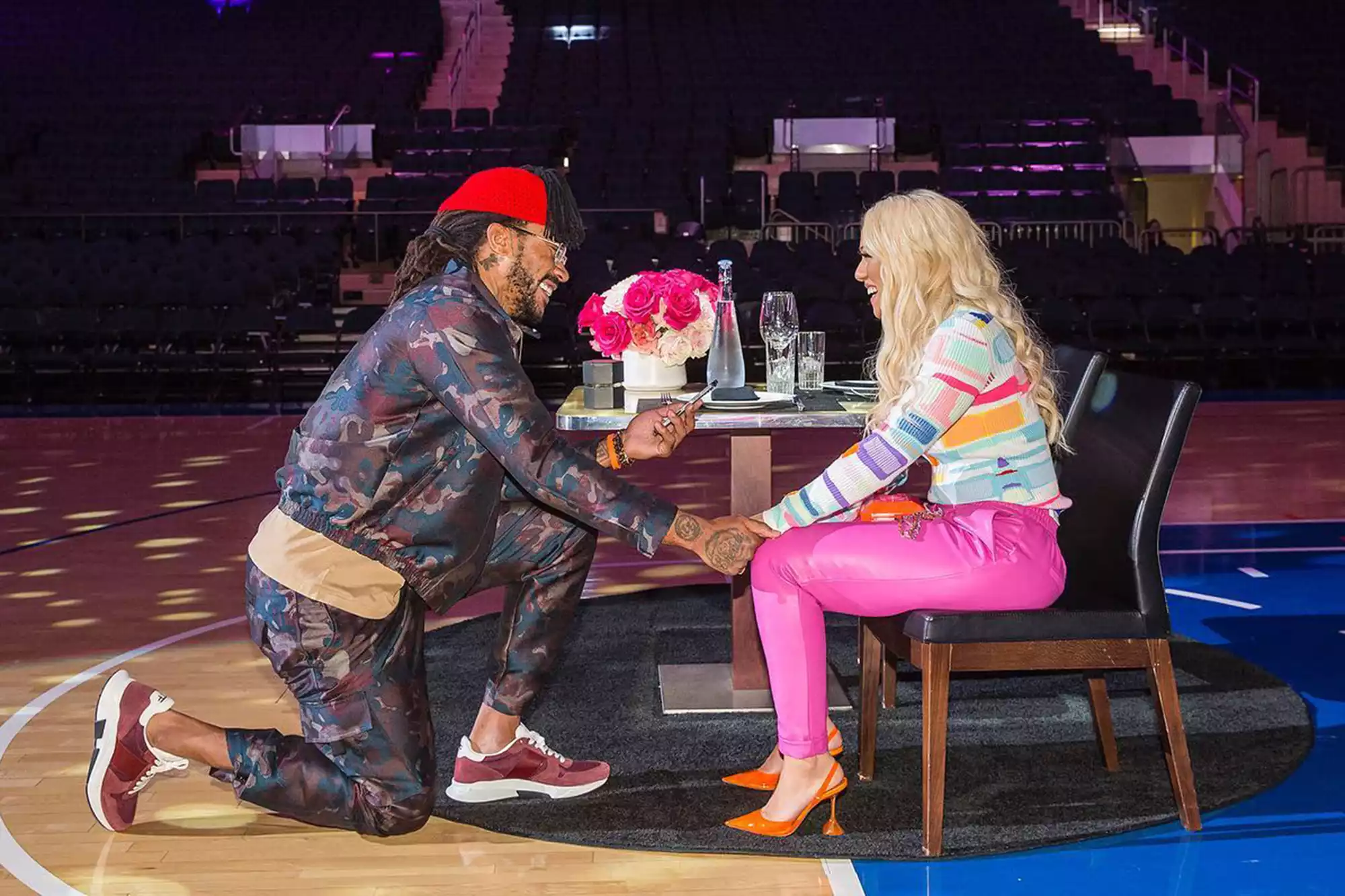 Derrick Rose and Alaina Anderson