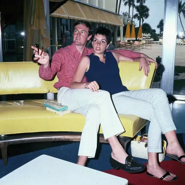 Liza Minnelli and Peter Allen