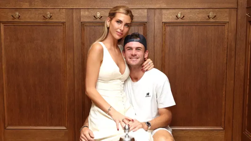 Tommy Paul and Paige Lorenze