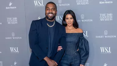 Kanye West and Kim Kardashian
