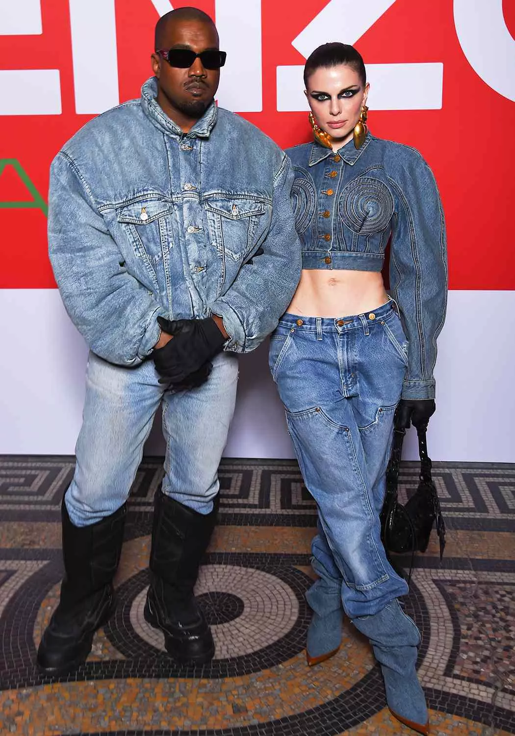 Kanye West and Julia Fox