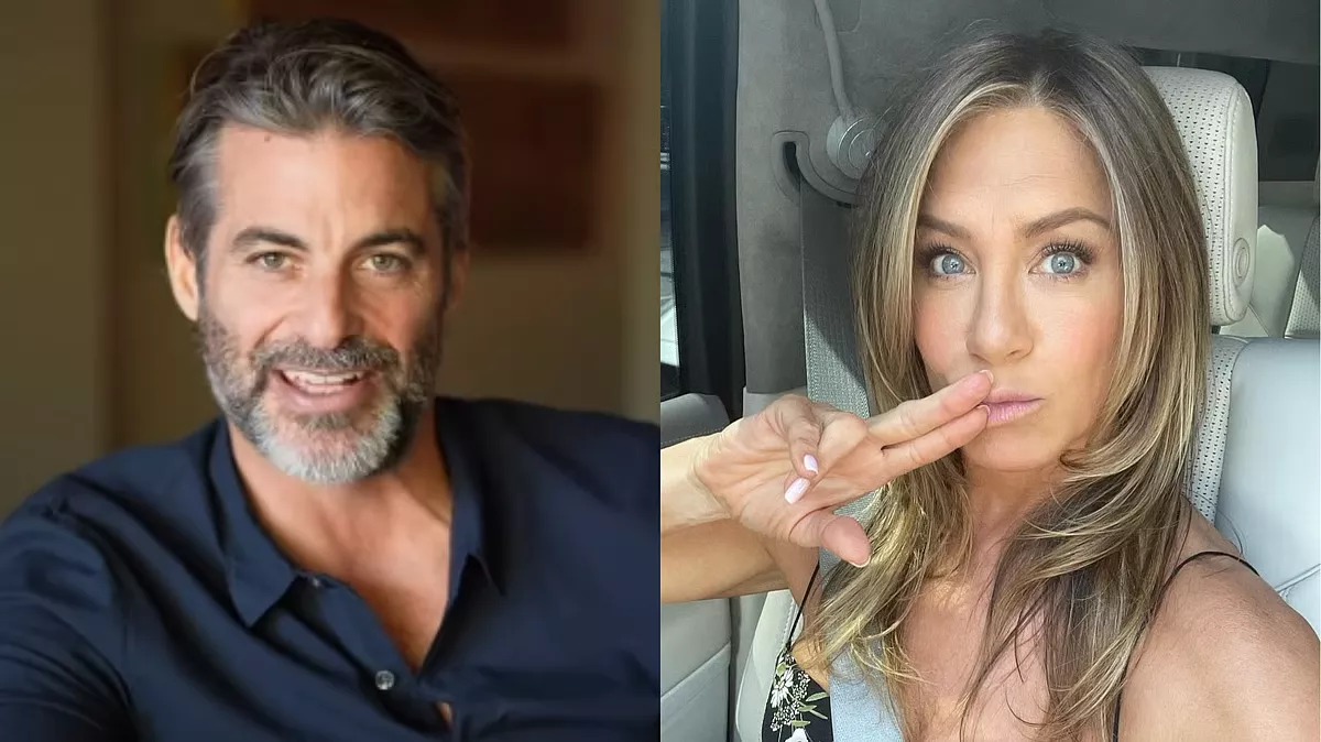 Jim Curtis and Jennifer Aniston