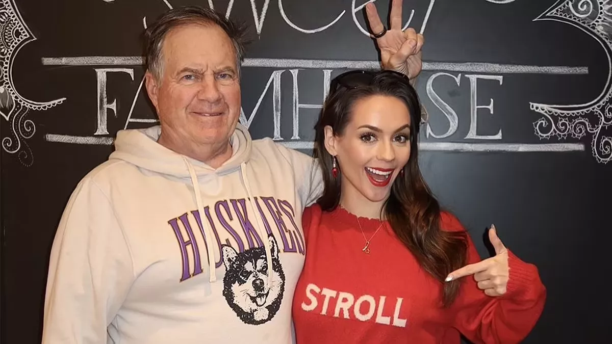 Bill Belichick and his girlfriend