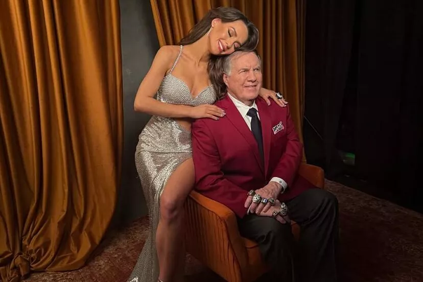 Bill Belichick with his girlfriend