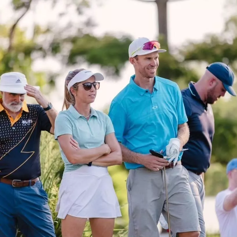 John Peers with his wife