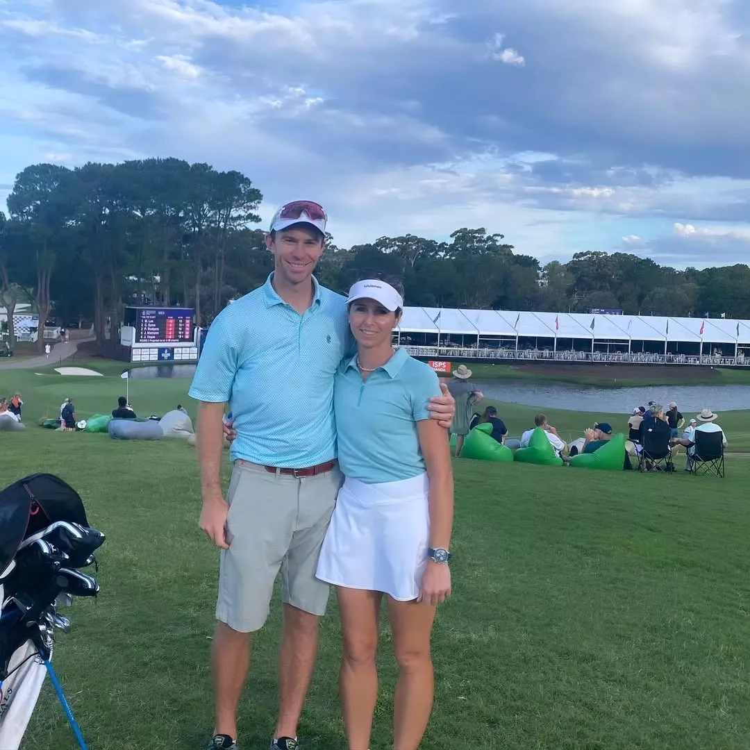 John Peers with his wife