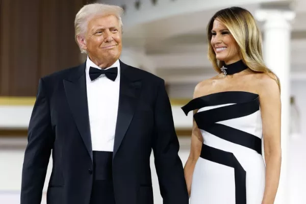 Melania Trump and Donald Trump
