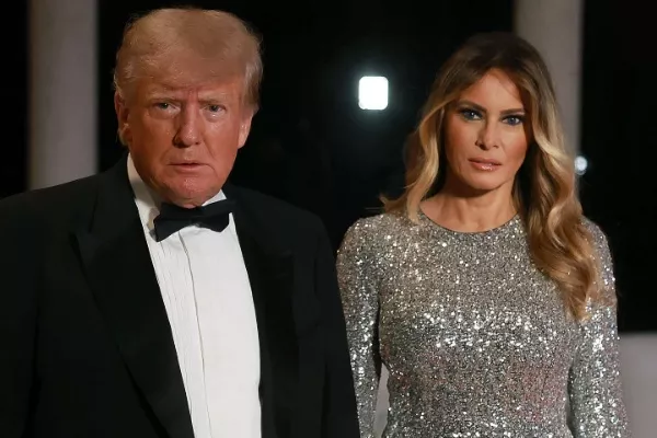 Melania Trump and Donald Trump