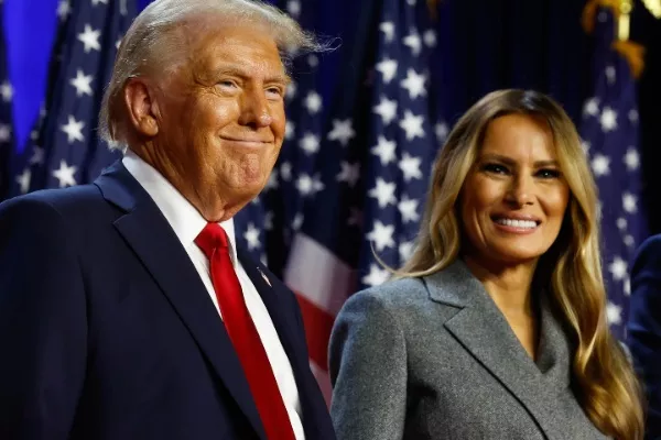 Melania Trump and Donald Trump