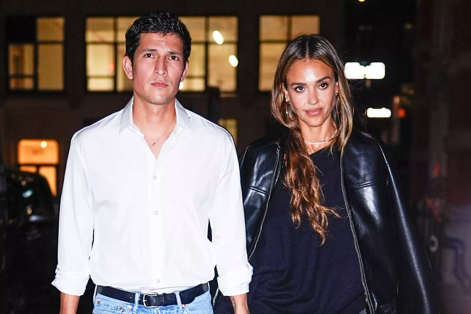 Danny Ramirez and Jessica Alba