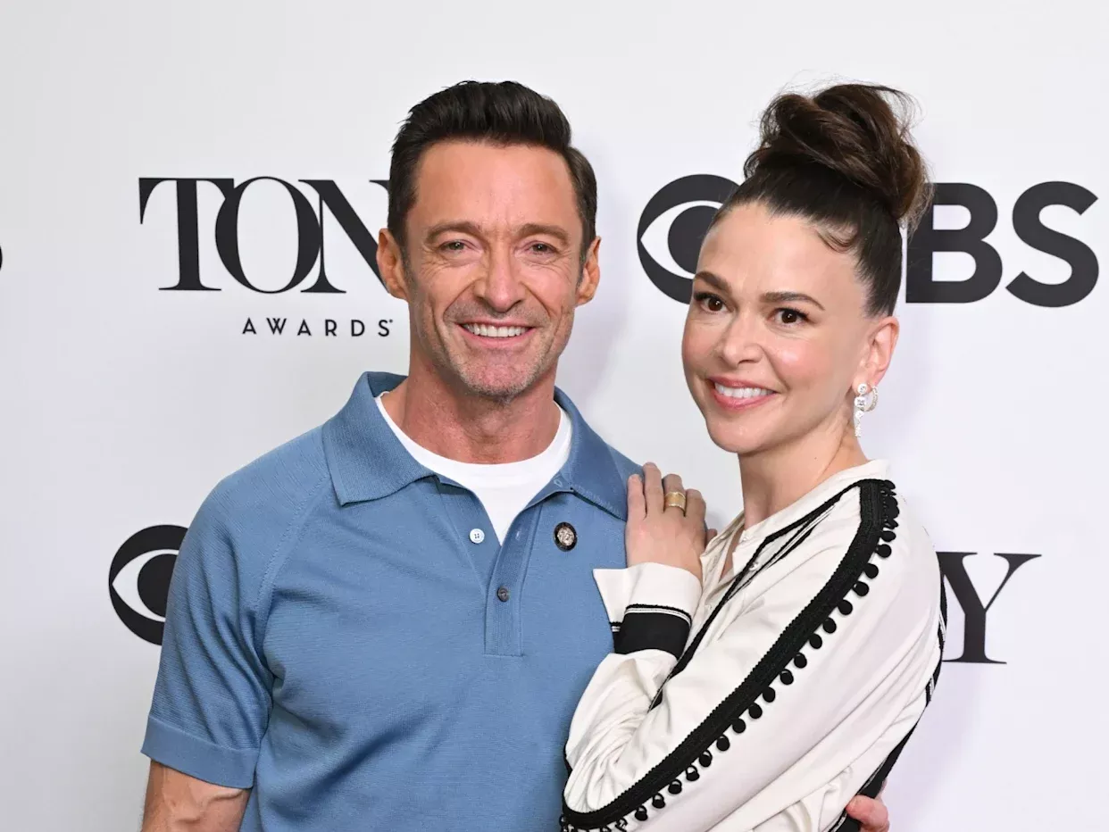 Hugh Jackman and Sutton Foster