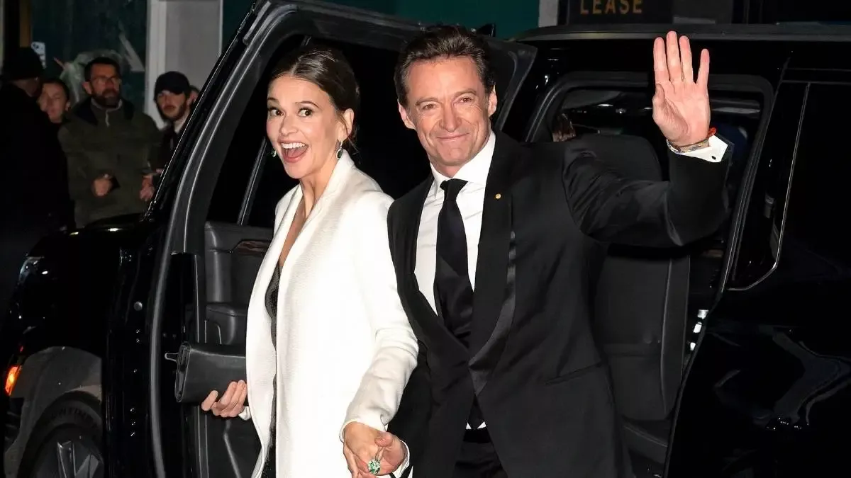 Hugh Jackman and Sutton Foster