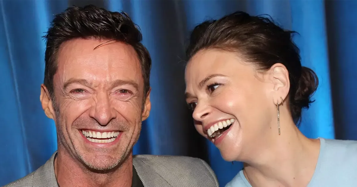Hugh Jackman and Sutton Foster