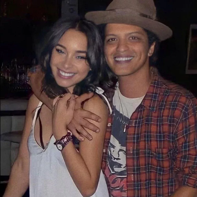 Bruno Mars and Jessica Caban