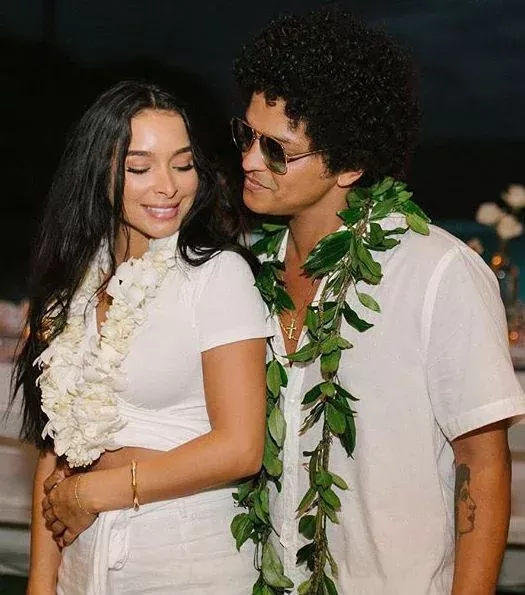 Bruno Mars and Jessica Caban