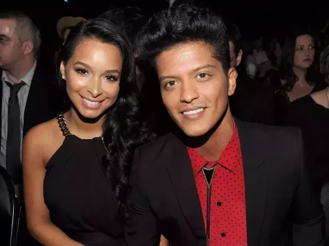 Bruno Mars and Jessica Caban