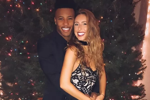 Saquon Barkley and Anna Congdon