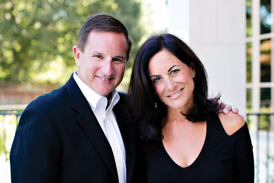 Paula Hurd and Mark Hurd
