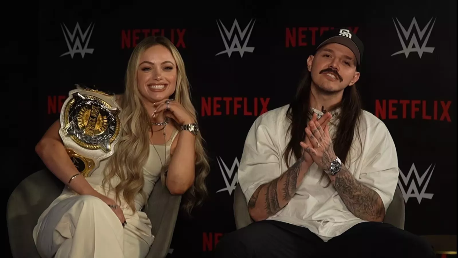 Liv Morgan and Dominik Mysterio