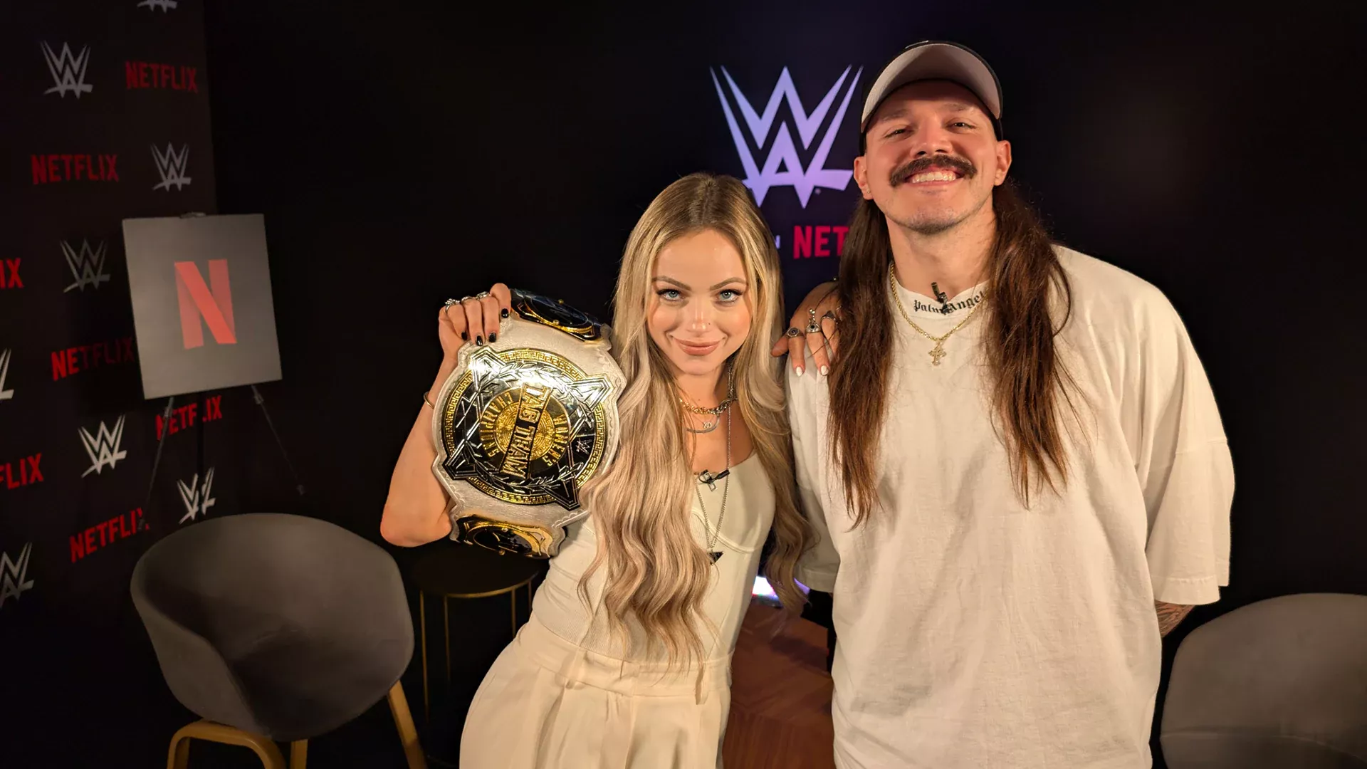 Liv Morgan and Dominik Mysterio