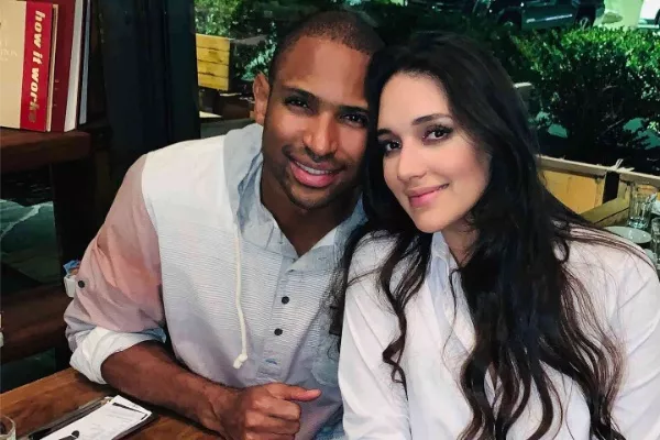 Amelia Vega and Al Horford