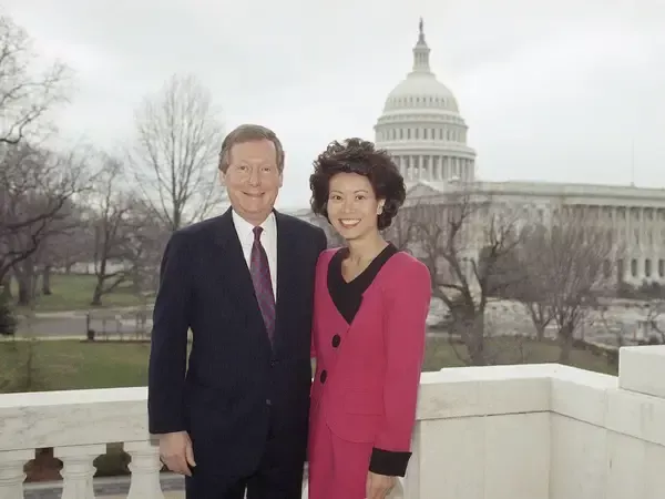 Mitch McConnell and Elaine chao