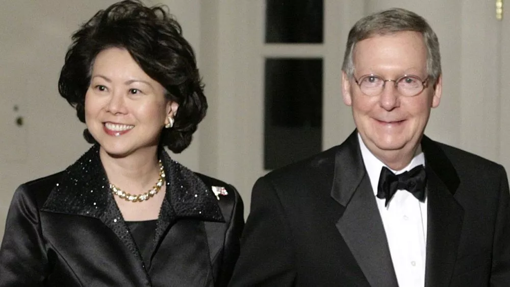 Mitch McConnell and Elaine Chao